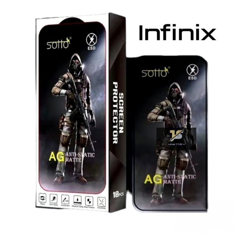 TEMPERED ANTI STATIC MATTE INFINIX NOTE 8 11 12 HOT 8 9 9 PLAY 10 10 PLAY 10S 11 11 PLAY 11S 11S NFC 12 12 PLAY 12I 20 20I 20 PLAY 20S SMART 5 6 7 NOTE 30 PRO GT 10 PRO HOT 40I 40 PRO SMART 8 PRO