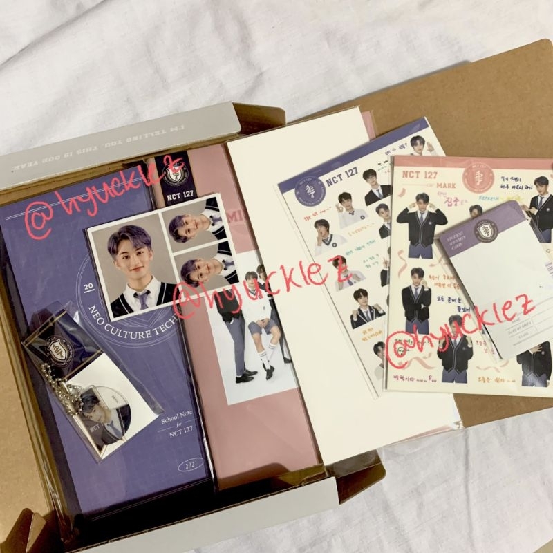 [ ready ] B2S kit back to school 2021 pc mark lee set sma b2s box set nct 127 dream