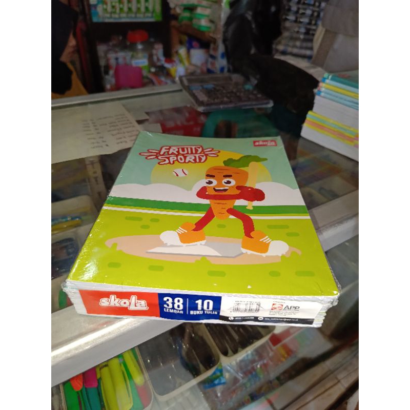 

Buku tulis skola/sidu 38 lembar putih,bersih,halus & tebal