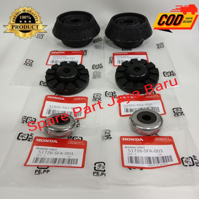 Karet Support Shock Set Tatakan & Bearing Honda Mobilio Original