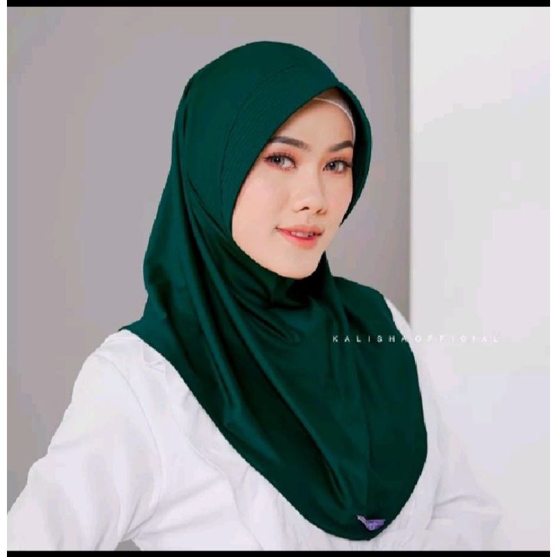 Kerudung sporty Hamidah jilbab bergo sport instan ukuran S M L
