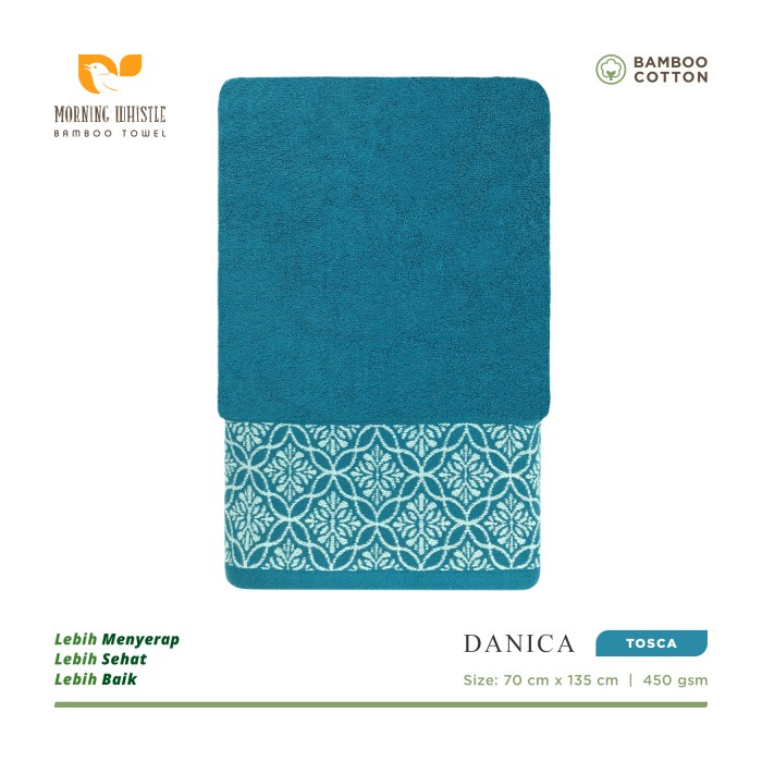 Terry Palmer Morning Whistle Bamboo Danica Handuk Mandi Dewasa Premium 70x135 cm Bambu