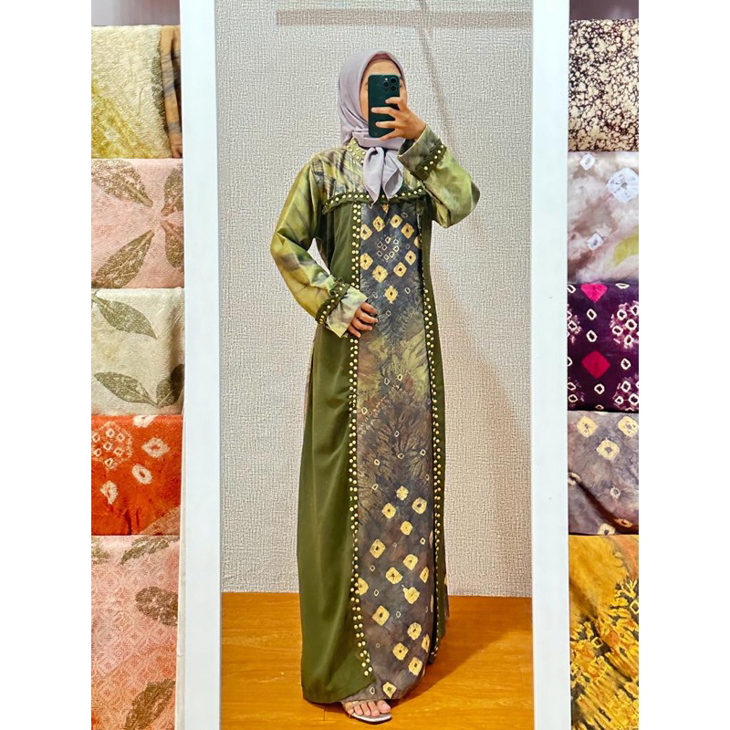 GAMIS JUMPUTAN PALEMBANG ASLI HANDMADE SUTRA SILK