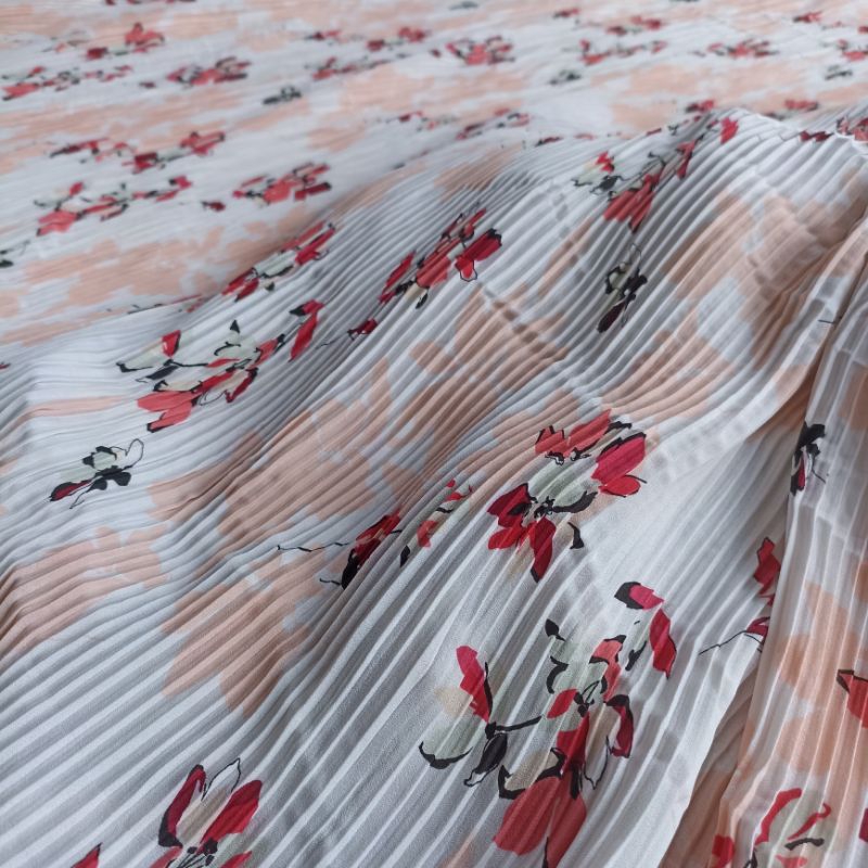 kain plisket premium // kain bahan plisket // kain plisket motif premium // kain rok