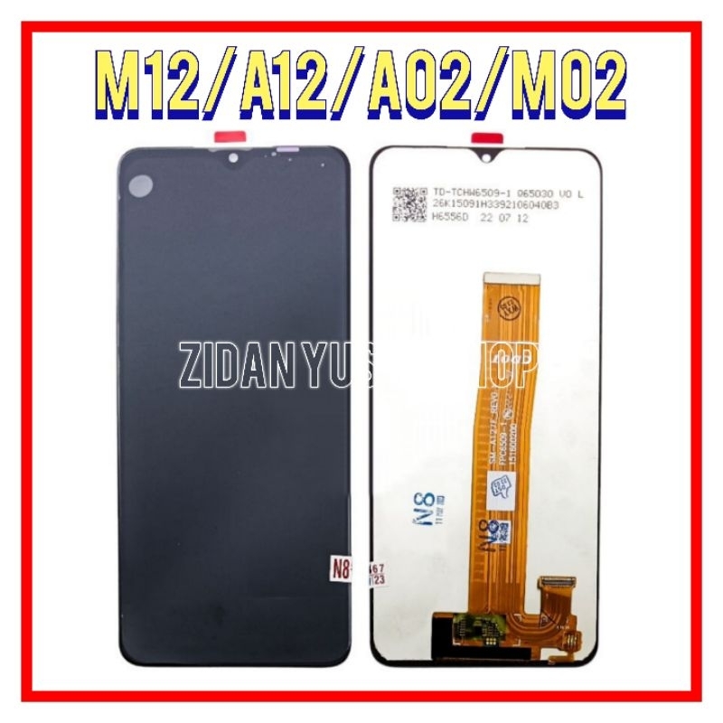 LCD SAMSUNG GALAXY M12 / M127 / A02 / A12 / M02 FULSET ORIGINAL