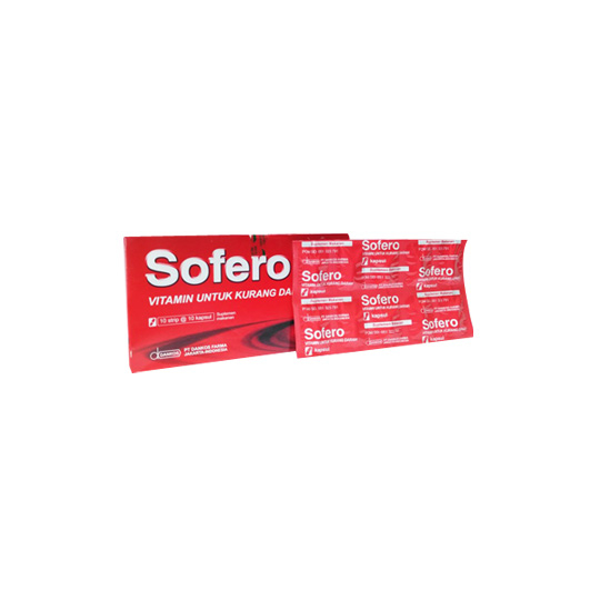 Sofero vitamin anemia zat besi multivitamin suplemen kesehatan