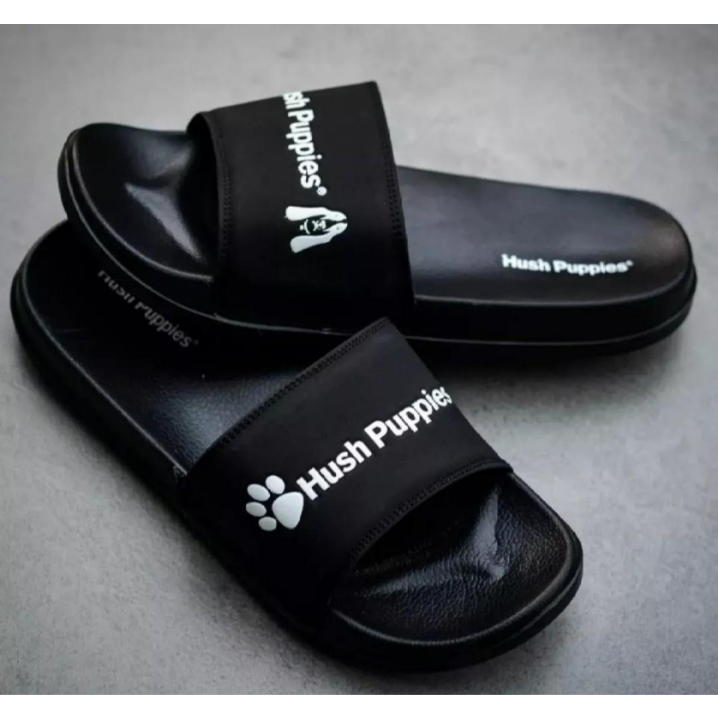 Sandal Hush Puppies Premium Sandal Selop Pria Wanita Sandal Slide Hush Puppies