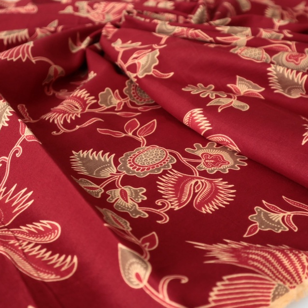 Kain Batik DWP Textile - Seragam Dharma Wanita Persatuan Indonesia PNS Bahan Katun Meteran