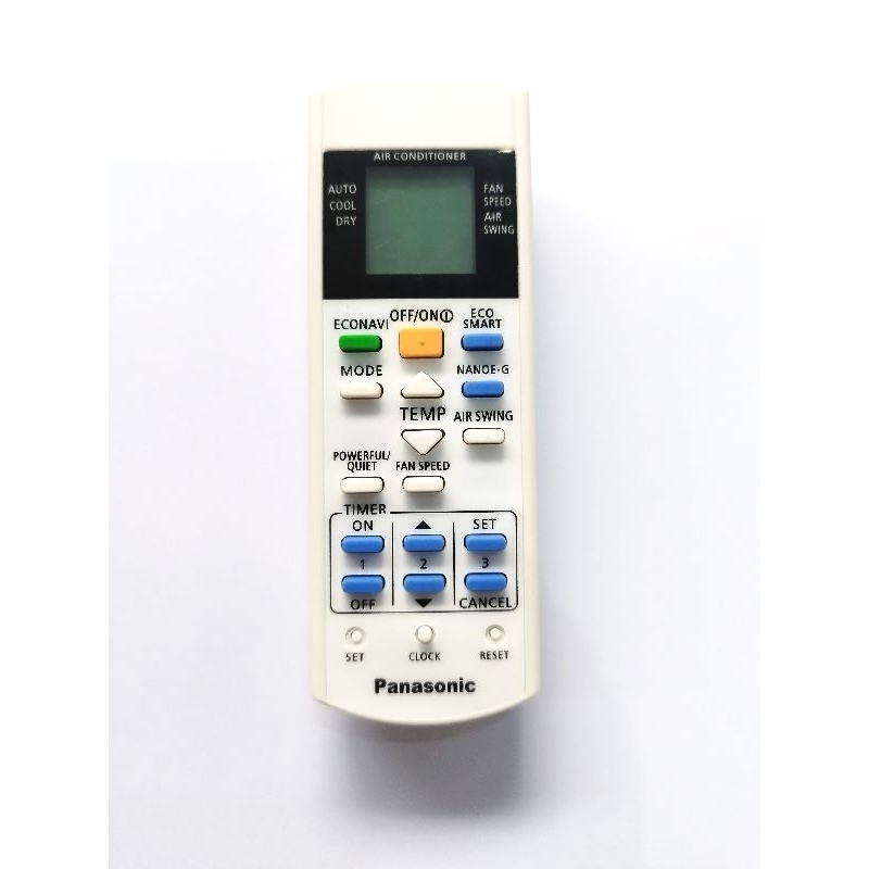 REMOT REMOTE AC PANASONIC DELUXE ECO NAVY ECO SMART NANOE-G