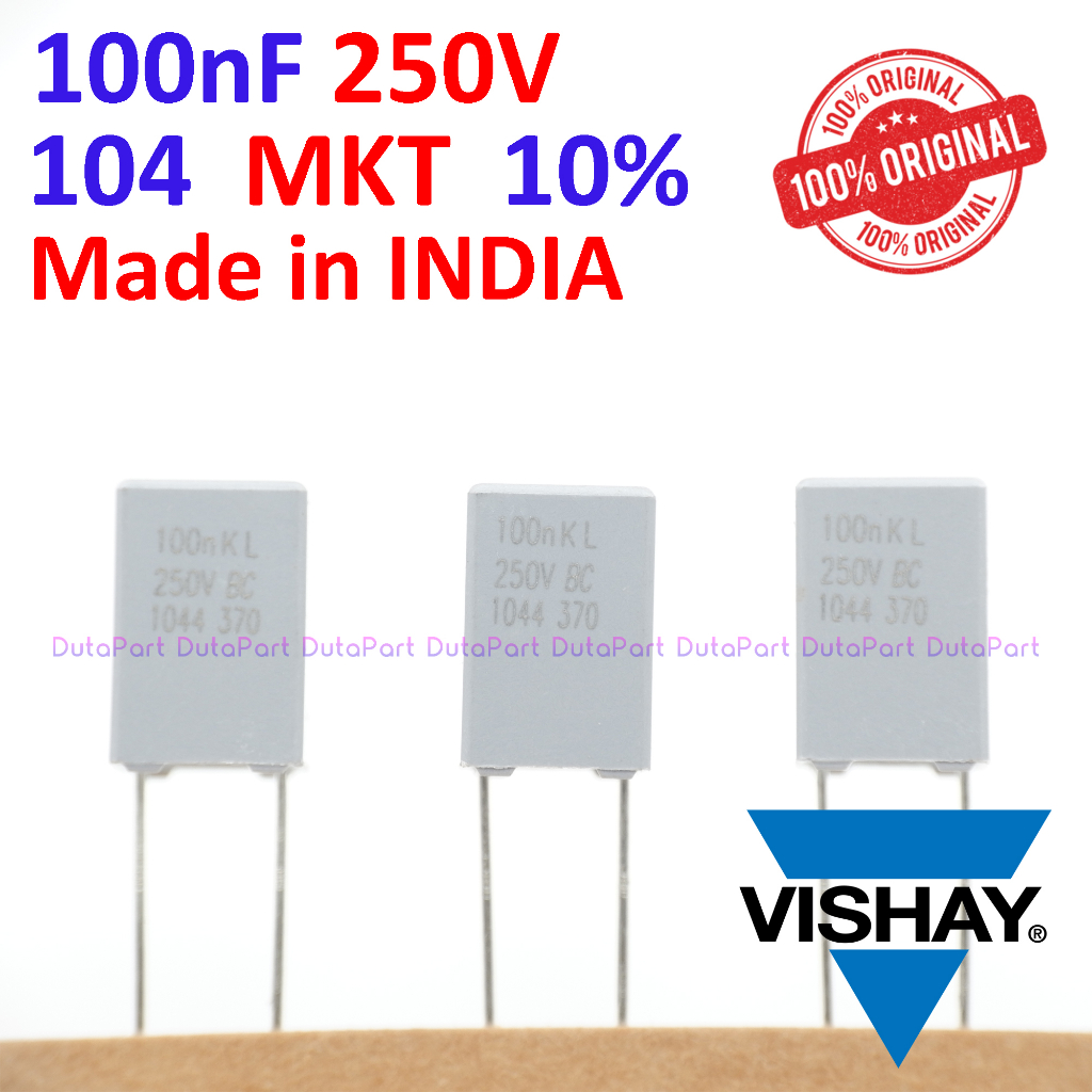 250V 100nF 0.1uF 104 10% ORIGINAL VISHAY MKT MKM Kapasitor Capacitor