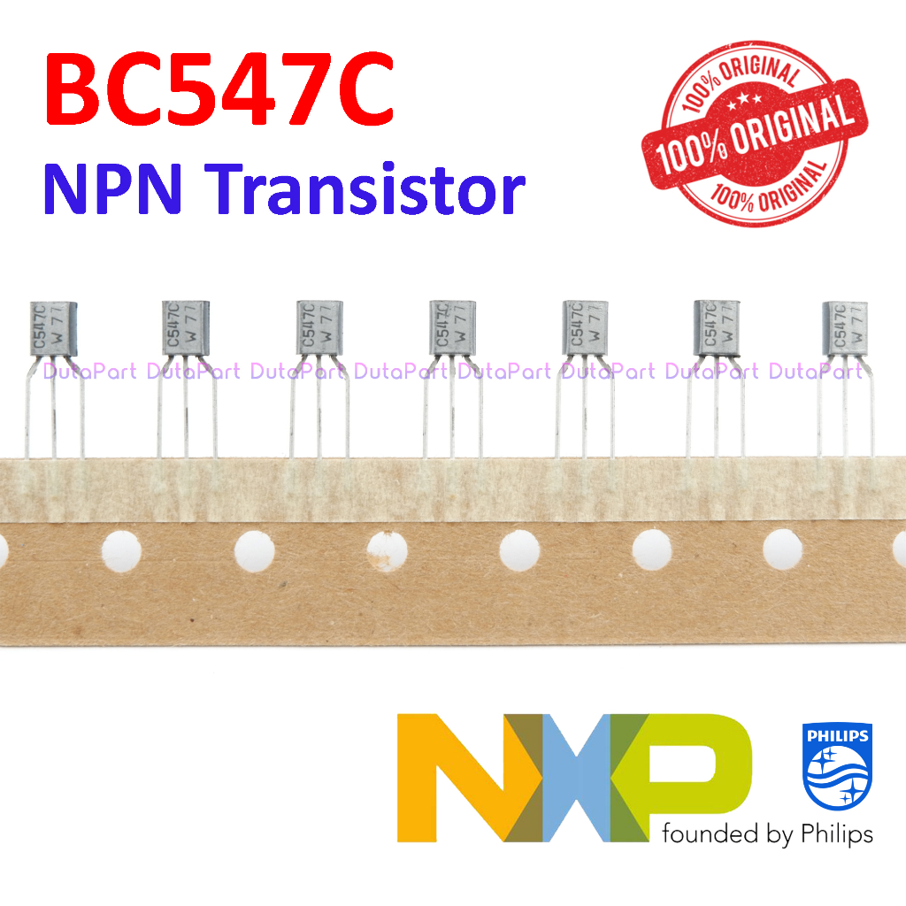 BC547C BC547 ORIGINAL NXP Philips NPN Transistor BC 547 C TO-92