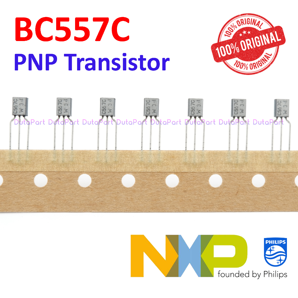 BC557C BC557 ORIGINAL NXP Philips PNP Transistor BC 557 C TO-92