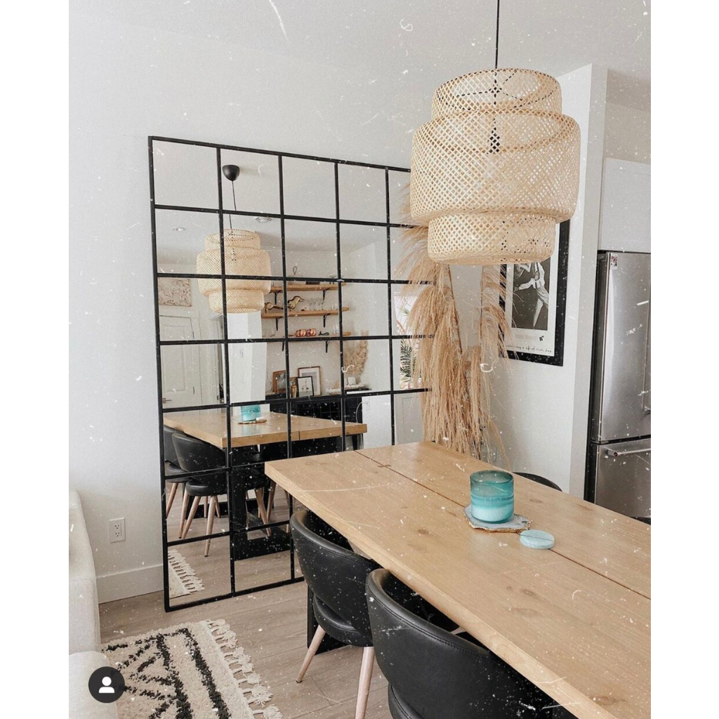 Lis Profil Kayu Kaca Cermin untuk Bingkai Kaca / Stik Kayu / Grid Mirror Ukuran 1 CM x 1 CM