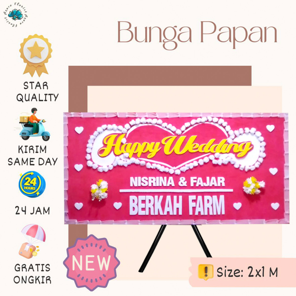 Karangan Bunga Papan Ucapan Duka Cita Wedding Congratulation Bandung Cimahi Termurah