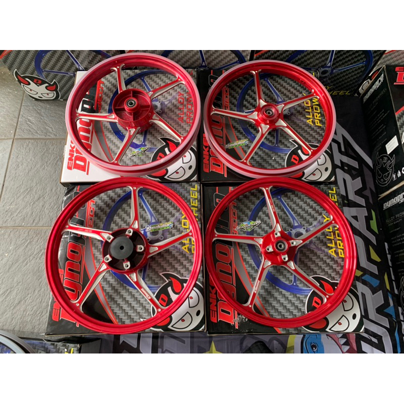 VELG ENKEI 511 MX KING Y15ZR ORIGINAL DYNOPRO - ENKEI DOUBLE DISC MX KING CRF KLX SUPERMOTO SATRIA 2
