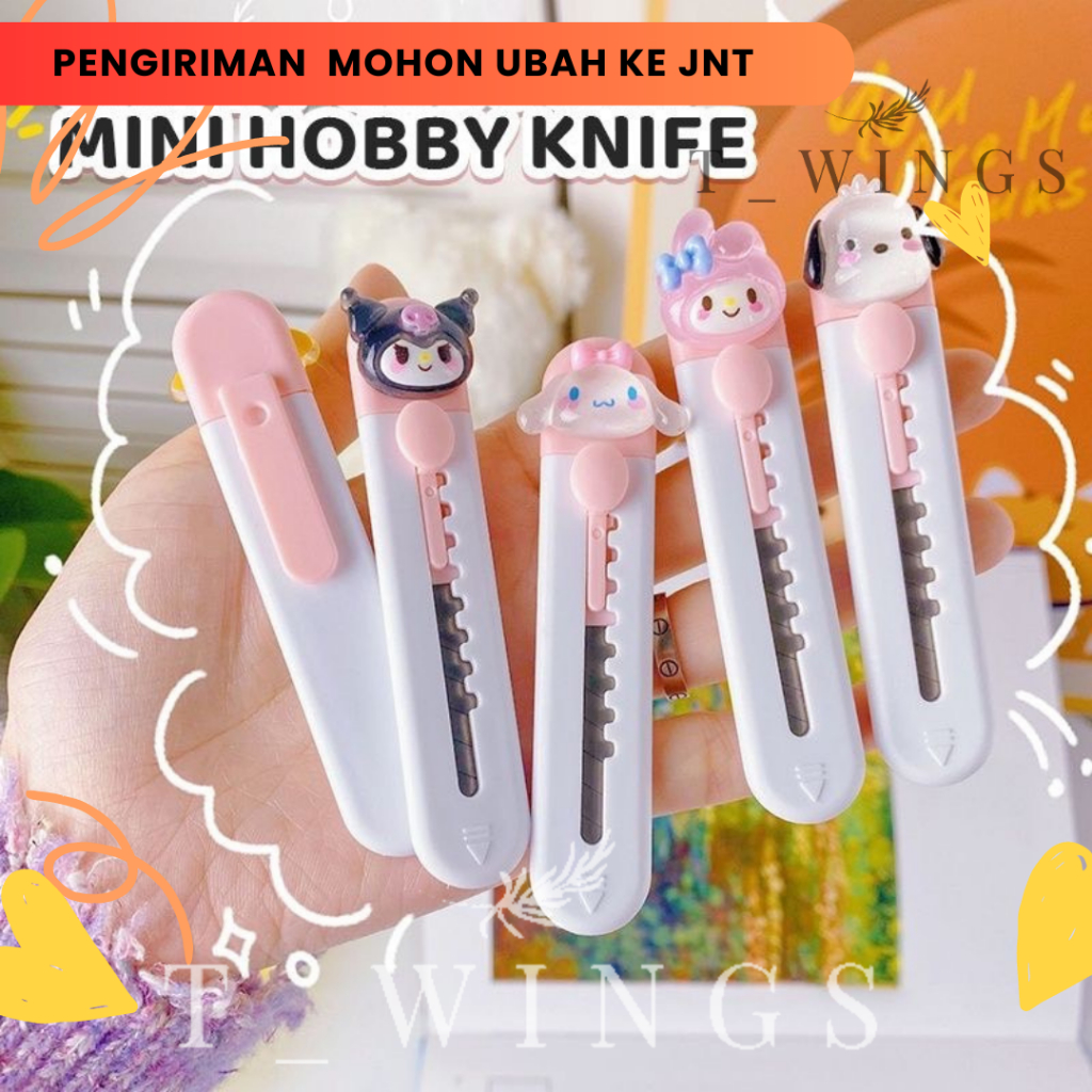 

[ TWT_03 ] CUTTER PEMBUKA PAKET SANRIO / CUTTER MINI SANRIO / CUTTER HANDY PIN MINI SANIRO / CUTTER PEMOTONG PISAU KUTER SANRIO