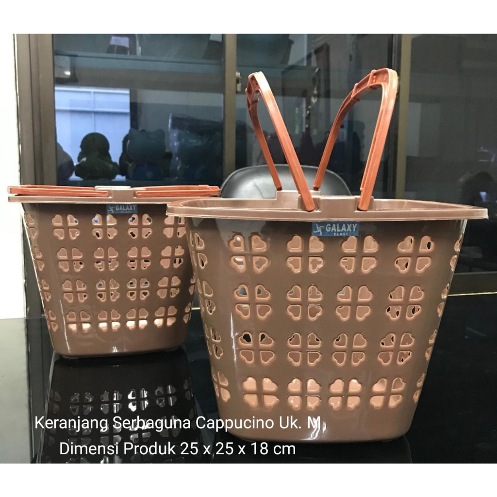 Keranjang Serbaguna Cappucino/ Keranjang Buah Sayur Parcel