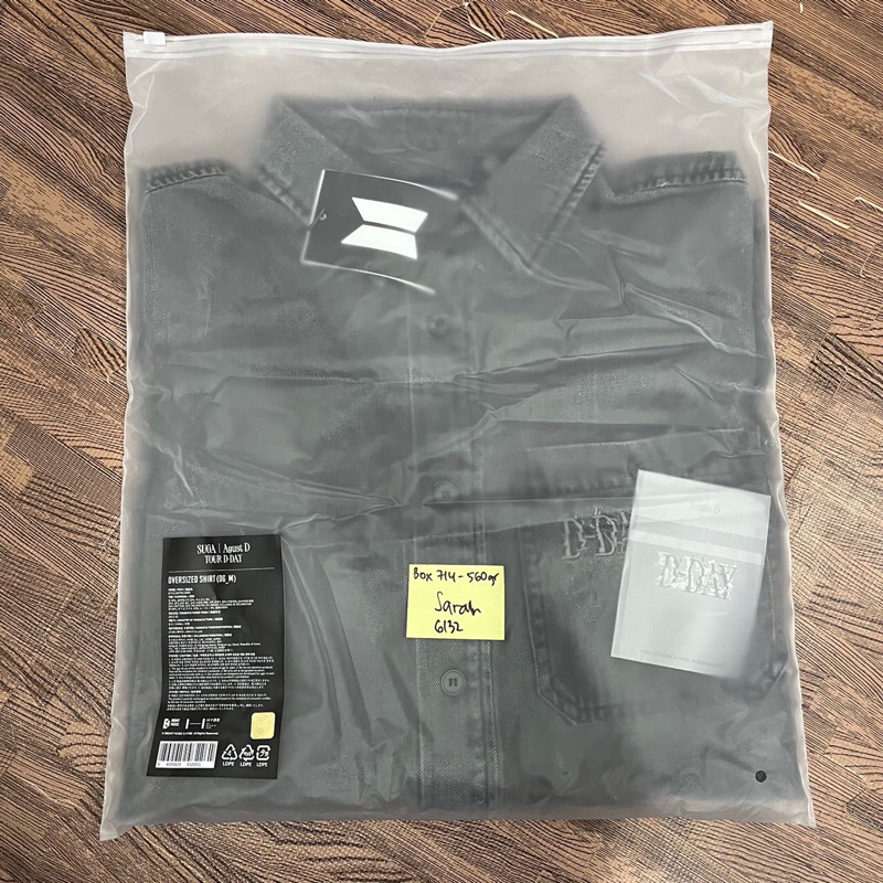 [READY] BTS SUGA AGUST D D-Day MD in Seoul merch oversized shirt M