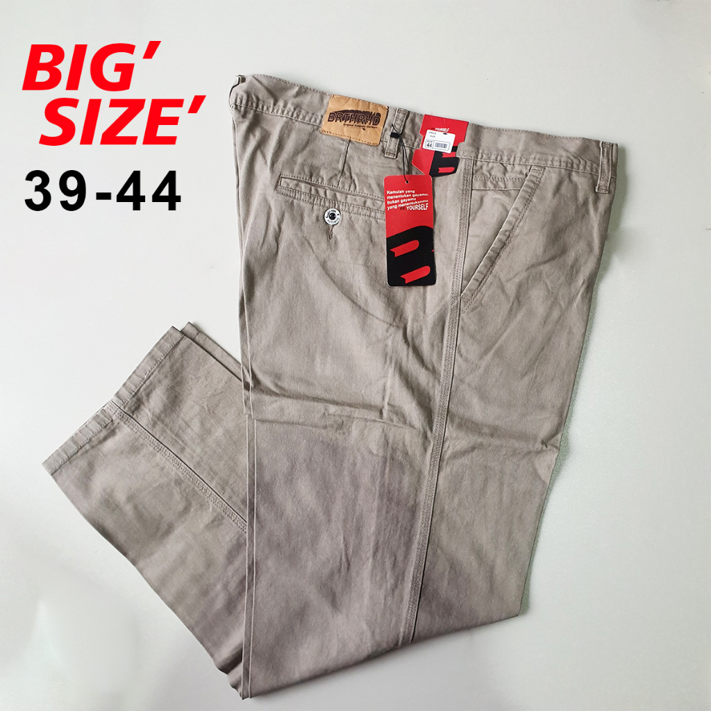 Celana panjang pria Kanvas jumbo big size terbaru BROTHER HOOD ORIGINAL BRAND