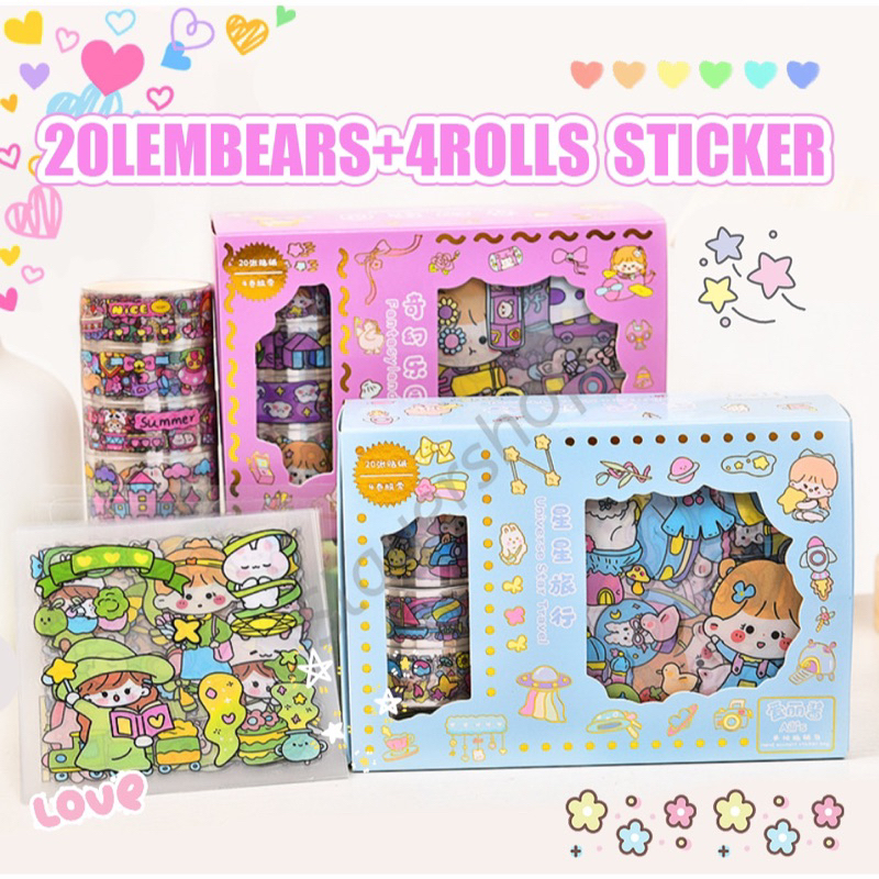 

Stiker Mini Aili / Ellie + Washitape - Stiker & Washitape