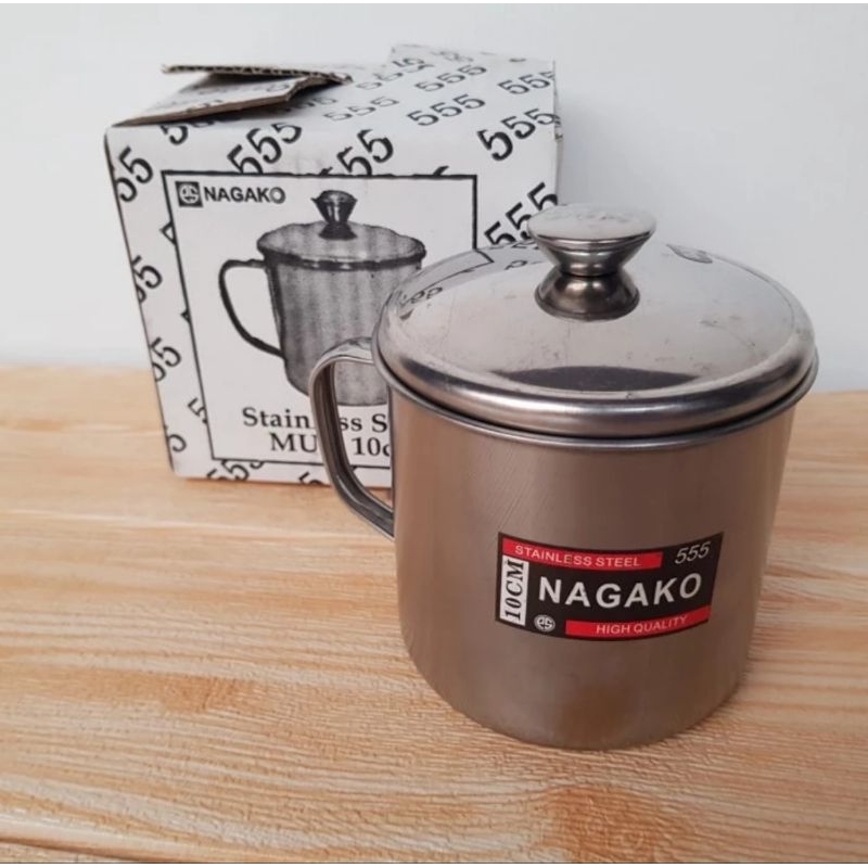 Mug Stainless 555 Nagako • Cangkir Stainless • Gelas Stainless