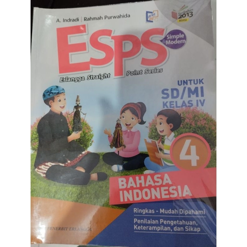 

Esps bhs ind kelas 4SD (bekas)