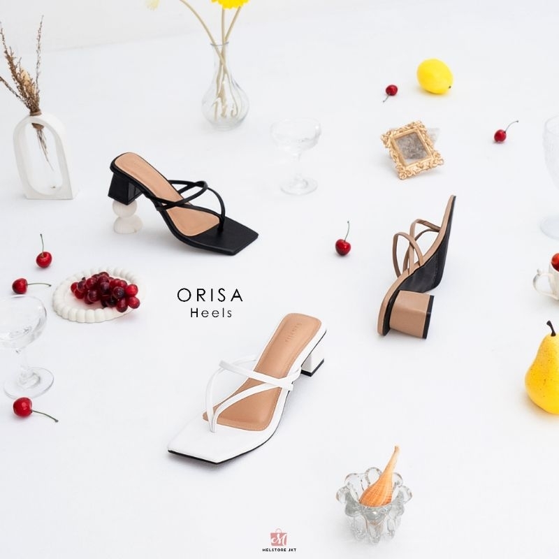 Damelia Melstore jkt official shop Sandal Heels wanita Orisa DAMELIA MELSTORE JKT OFFICIAL SHOP