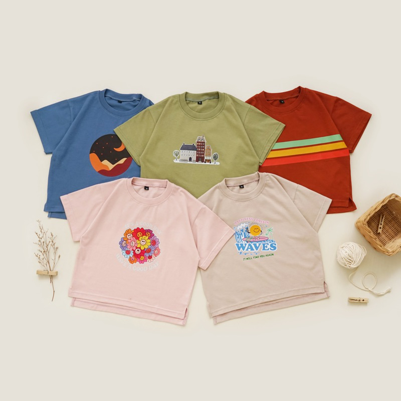 RACHIDKIDS / KAOS OVERSIZE ANAK / RETRO OVERSIZE TEE