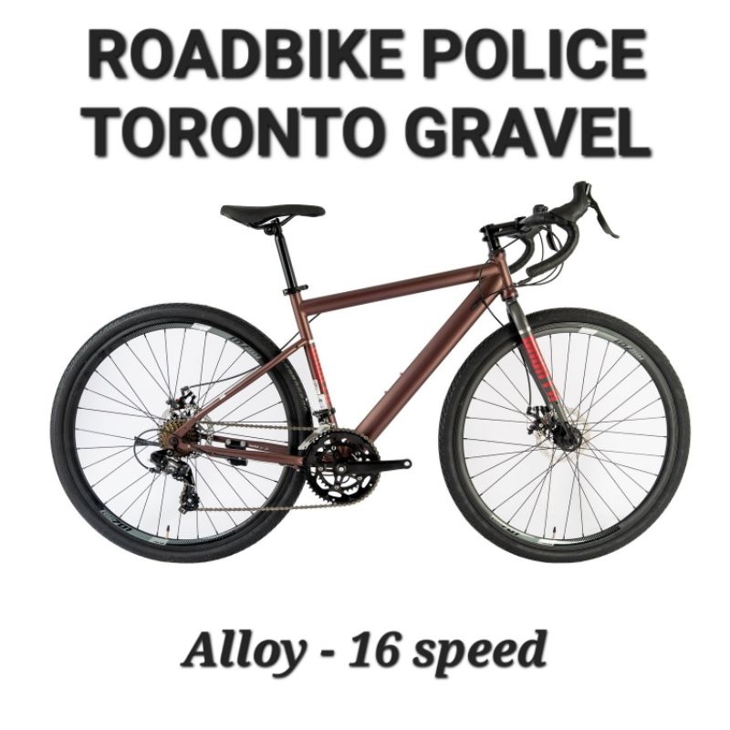 Roadbike Element POLICE Toronto Gravel Edisi 2023 dan 16sp Edisi 2021
