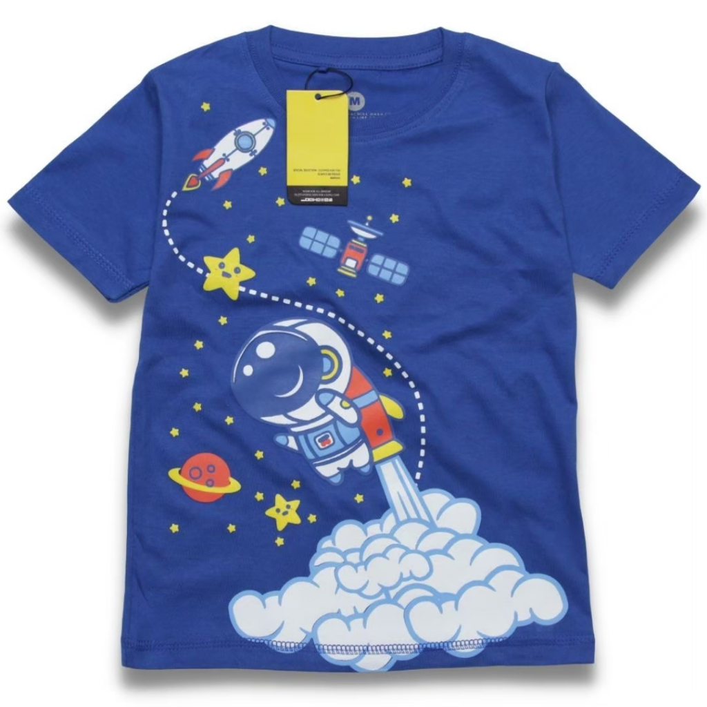 Baju Anak Laki-laki Supplier Pakaian Anak BAJU KAOS ANAK Pakaian Anak Distro ASTRONOT BIRU