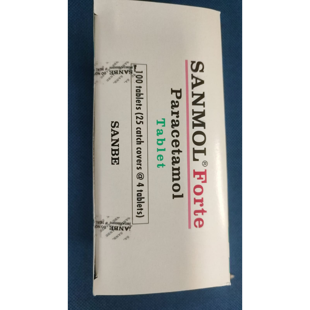 SANMOL FORTE STRIP 4 TABLET Efektif Menurunkan Demam