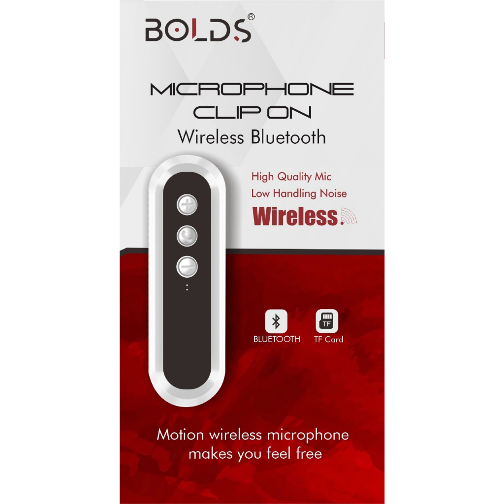 MICROPHONE CLIP ON BOLDS WIRELESS BLUETOOTH