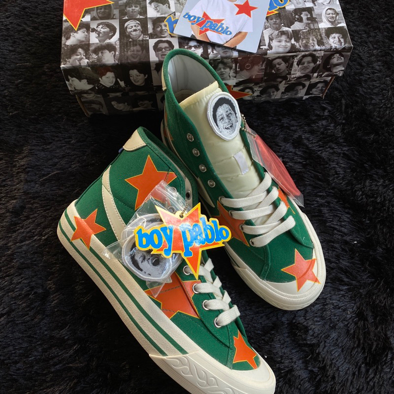 SEPATU COMPASS X BOY PABLO HIGH GREEN SIZE 42