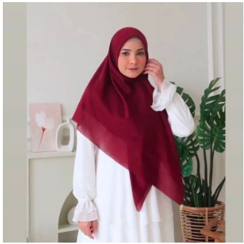 Hijab Jilbab Segiempat Syari Jumbo (130 x 130 cm) By Azara Hijab Voal Miracle Azara