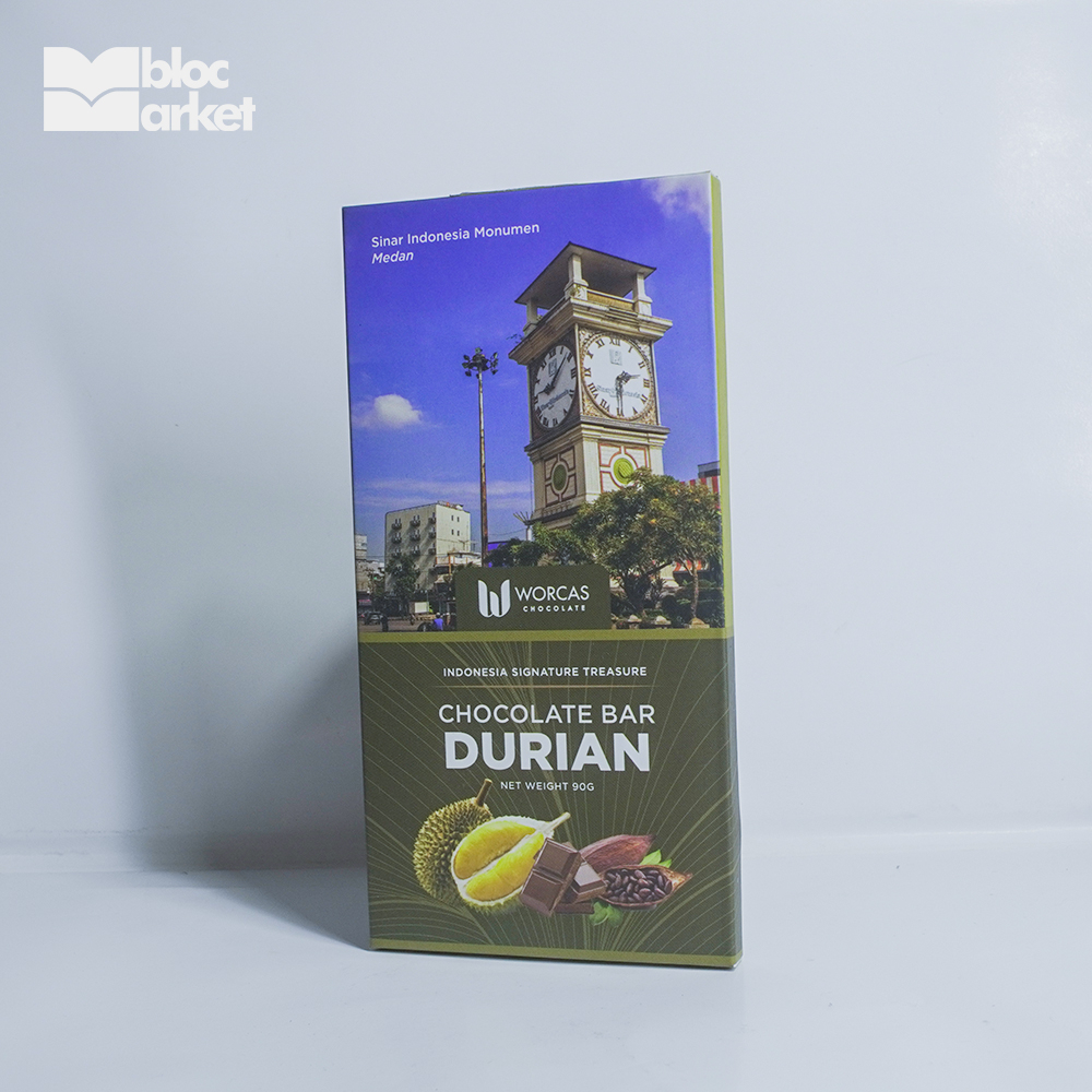 

WORCAS CHO BAR FLAV DURIAN 90 GR | CHOCOLATE BAR