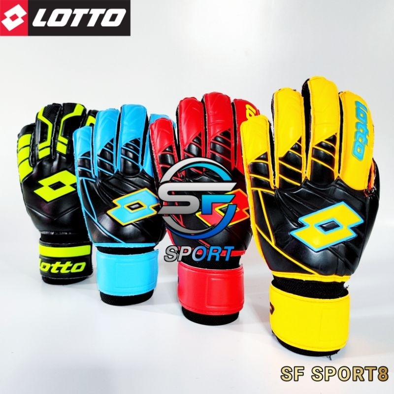 Sarung Tangan Kiper Dewasa LOTTO NEW Latex Tebal Plus Tulang