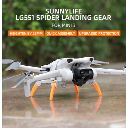 Sunnylife Spider Landing Gear Support Leg Protector for DJI Mini 3