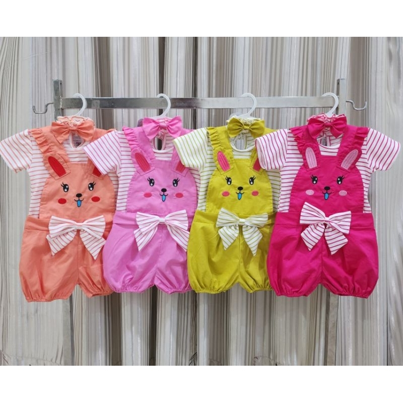 Sofiebabyshop|| Set overall bunny baby girl