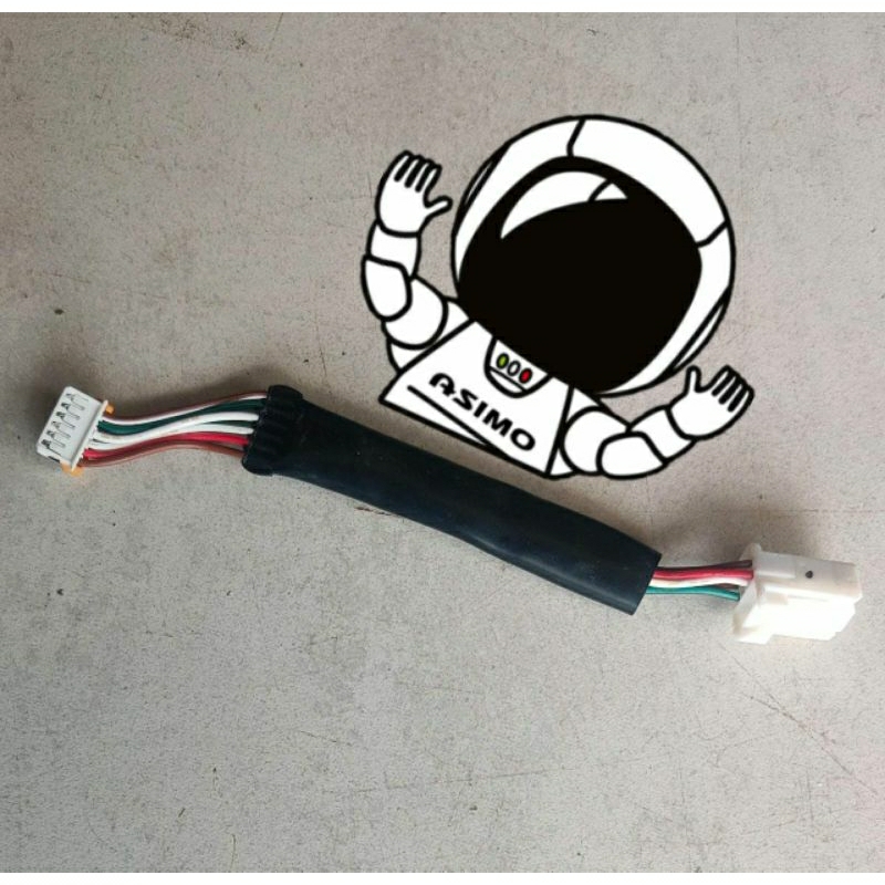 sub kabel soket pcb headlamp dalam pin 6 original honda new vario 150 125 socket konektor papan lamp