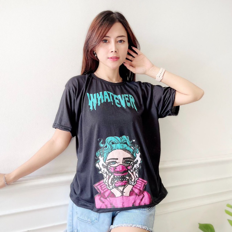 AFI - MC - Kaos Oversize Wanita Whatever (LD 106, P 65)