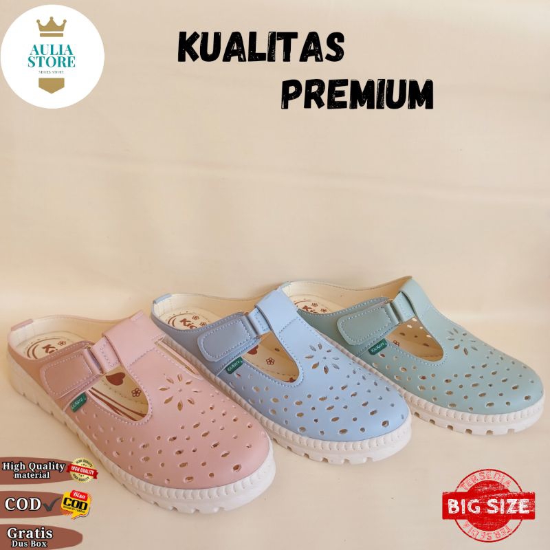 sepatu sandal wanita kickers bigsize (JUMBO). new Sl btg 09