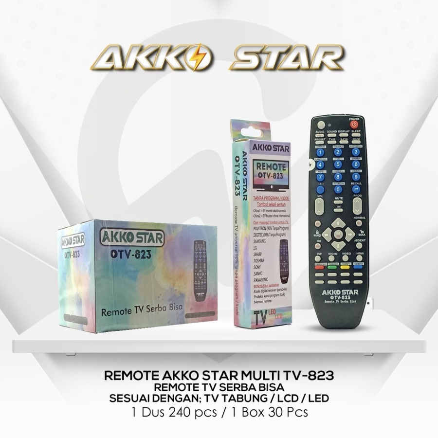 REMOTE AKKO MULTI TV-823