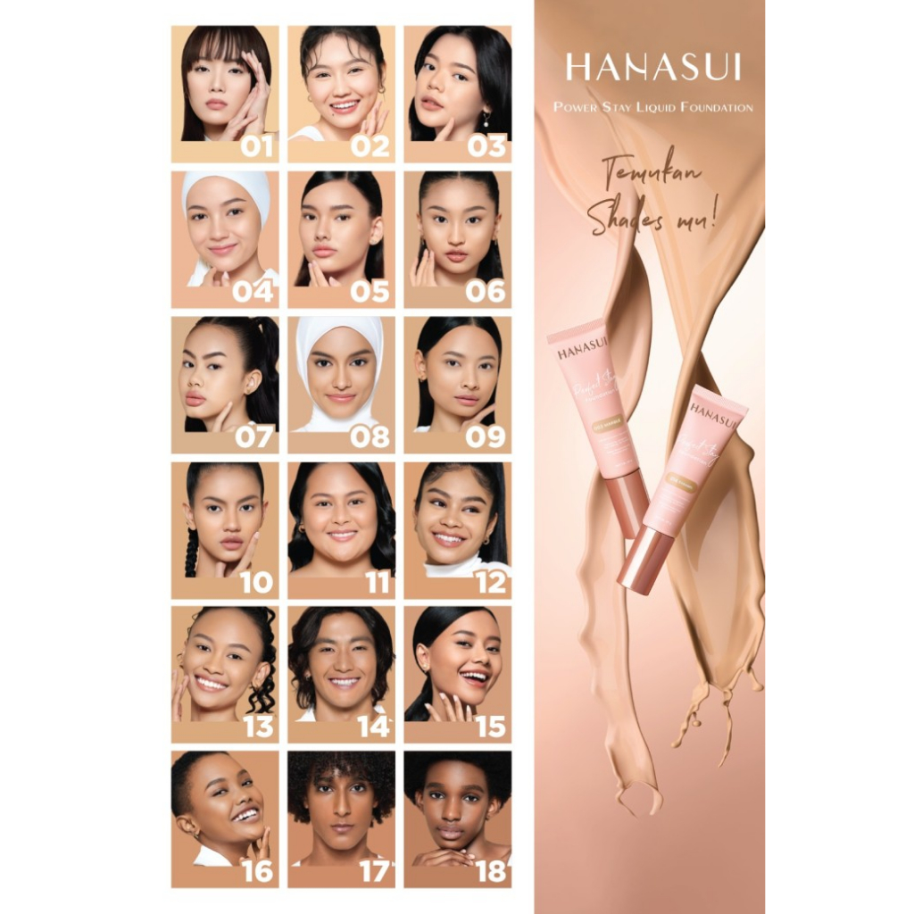 Hanasui Perfect Stay Foundation 25gr