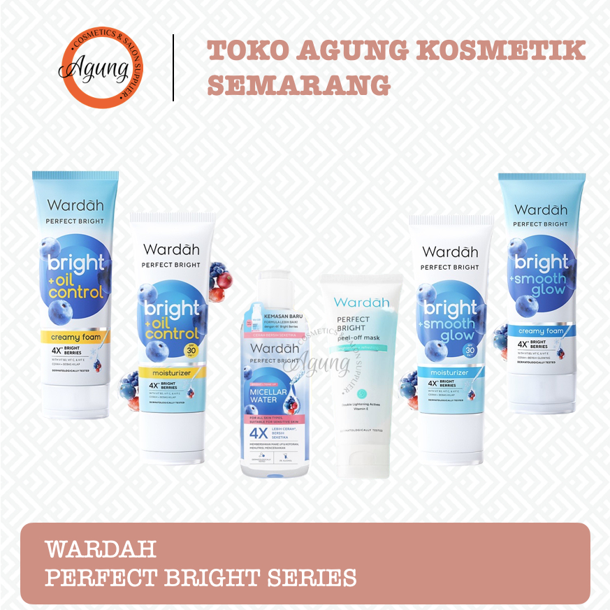 [AGUNGSMG] - Wardah Perfect Bright Series / krim pemutih dan pembersih wajah