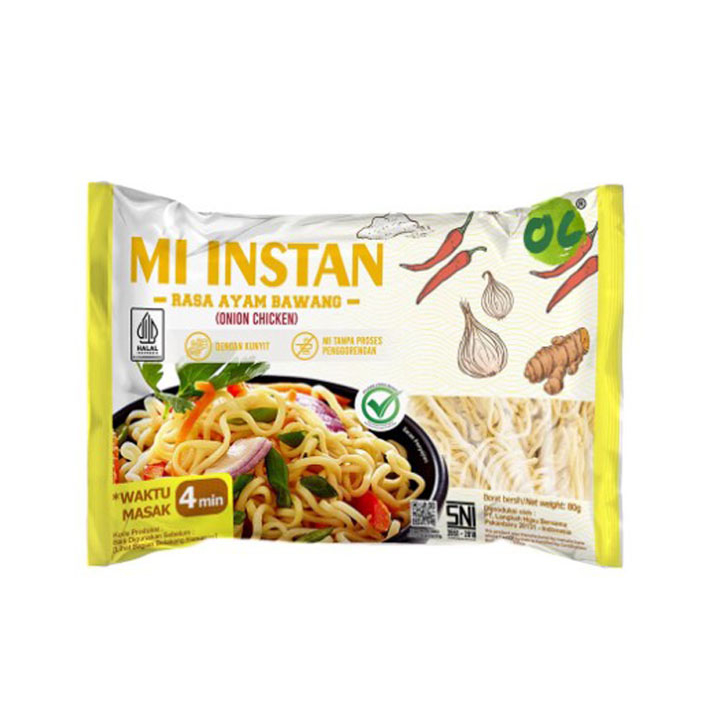 Organic Center Mie Instan 80gr Non MSG - Veggie Noodle