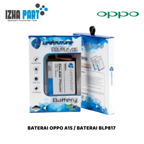 Baterai Oppo A15 / Baterai BLP817 Double Power