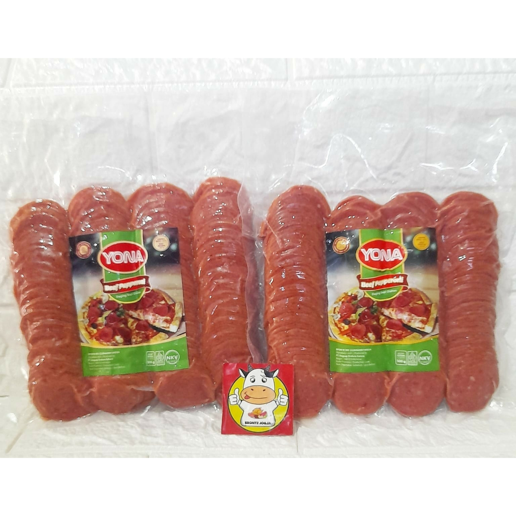 

YONA BEEF PEPPERONI 500GR - FROZEN FOOD - BRONTZ JOGJA