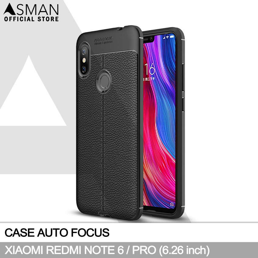 Ultraslim Xiaomi Redmi Note 6 / Pro (6.26&quot;) | Soft Case Black Matte - Hitam