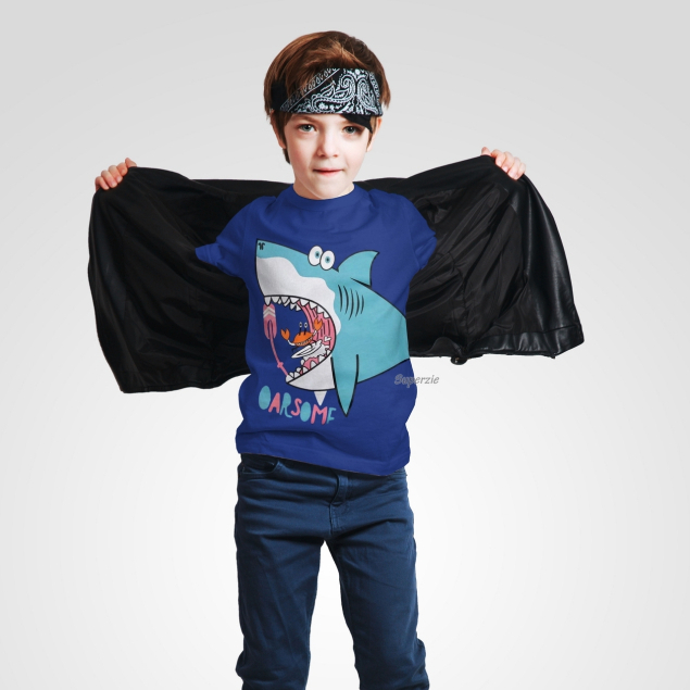 Baju Hiu Anak laki-laki OAR SOME BIRU 1-8 tahun [S,M,L,XL] ABADIGROSIR bandung