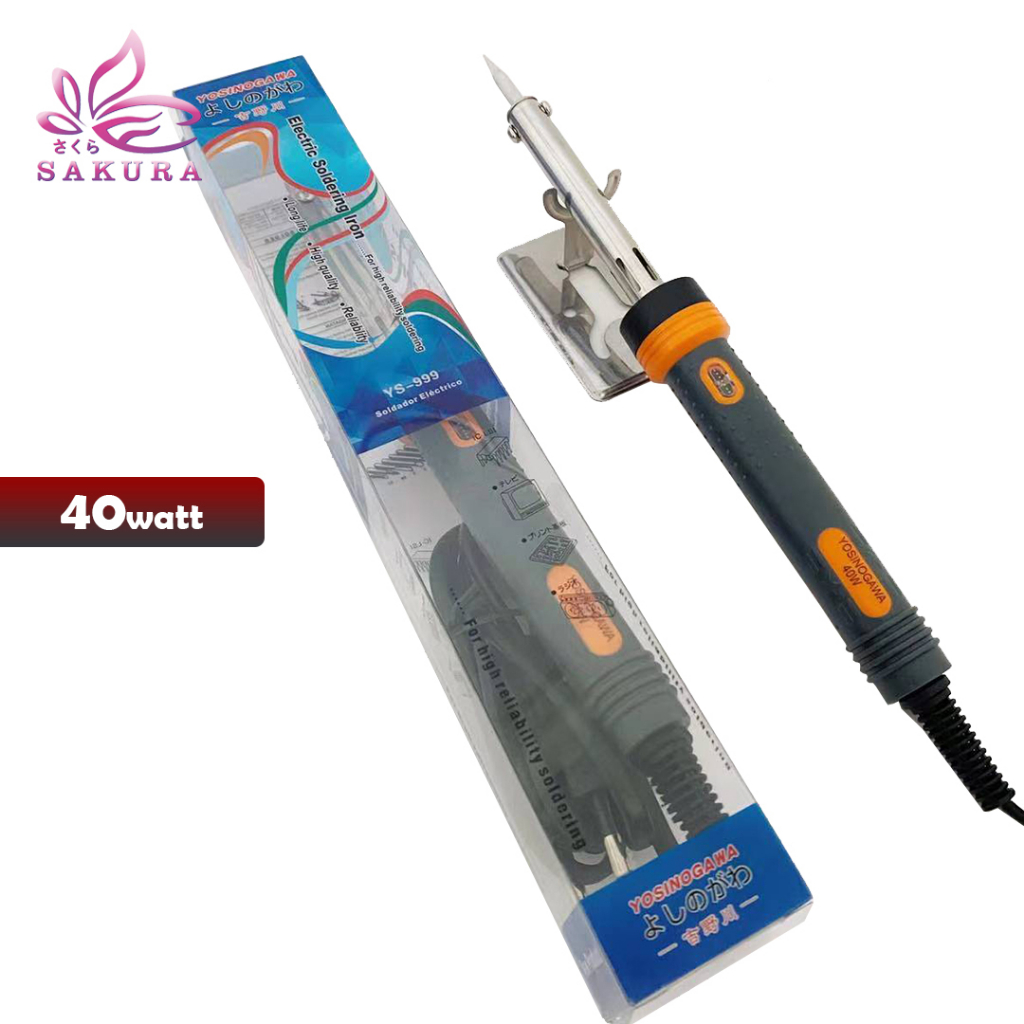 Solder 40w MERK YOSINOGAWA Soldering Timah Iron Quick Heat 40 watt